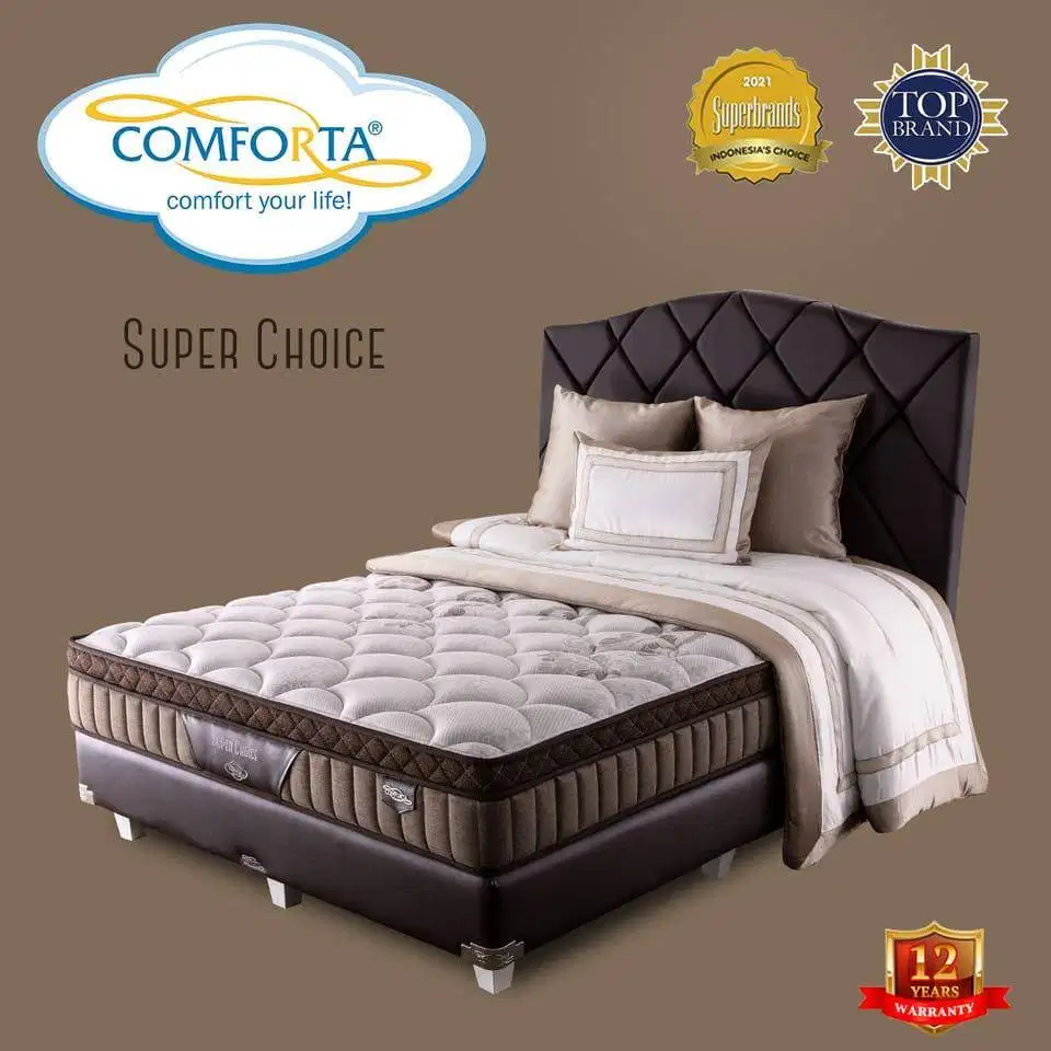 SPRINGBED SET DIVAN + KASUR COMFORTA SUPER CHOICE 160X200