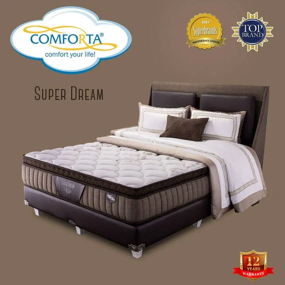 SPRINGBED SET DIVAN + KASUR COMFORTA SUPER DREAM 160X200