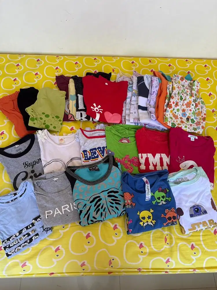 Kaos anak perempuan dll 26 pcs