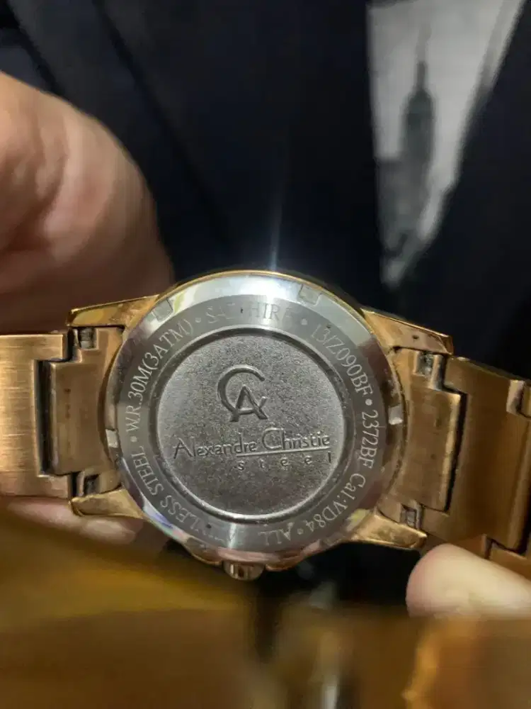 Jual jam tangan Origin Alexandre Christie Steel type 13Z090BF Cal FD84