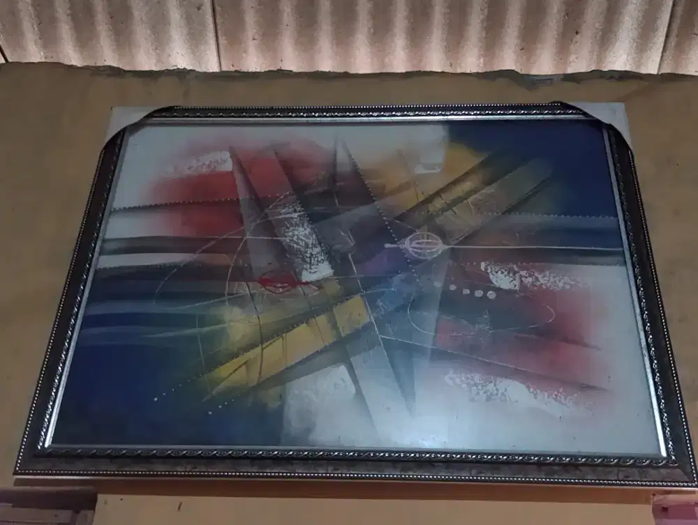 Lukisan abstrak asli Bali