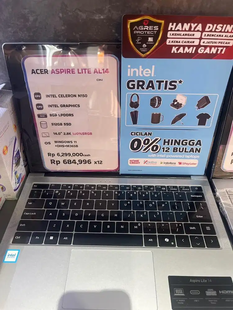 SEGAMPANG ITU CICILAN ACER ASPIRE LITE AL 14 CUKUP KTP SAJA