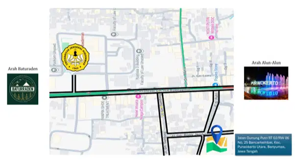 TURUN HARGA! Tanah Beserta Rumah 5 KT dan Kost 9 KT dekat Unsoed