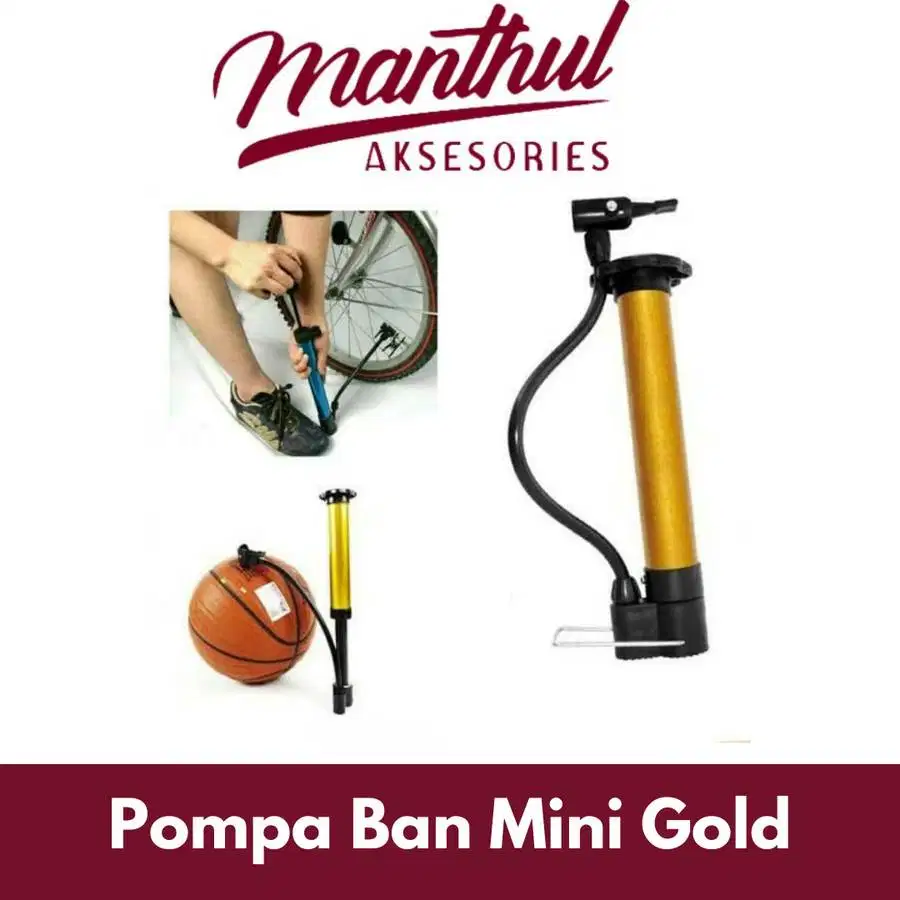 Pompa Ban Mini Portable Hidrolis / Angin Untuk Sepeda