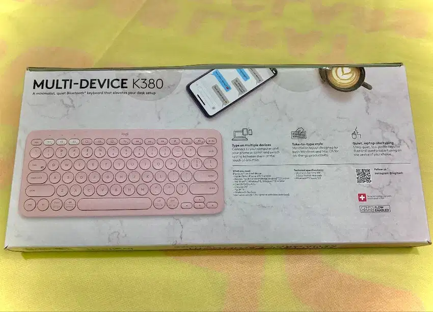 Keyboard Logitech K380 Wireless Bluetooth Multi-Device