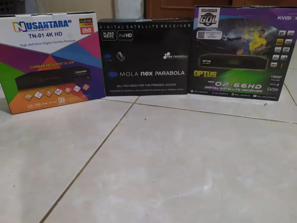 Recevier Parabola Nusantara, Mola dan Kvision