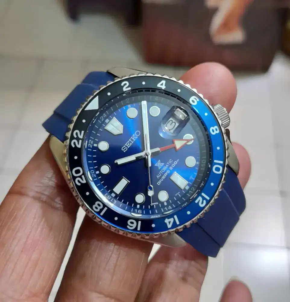 Seiko mod gmt srpd nh34 movement