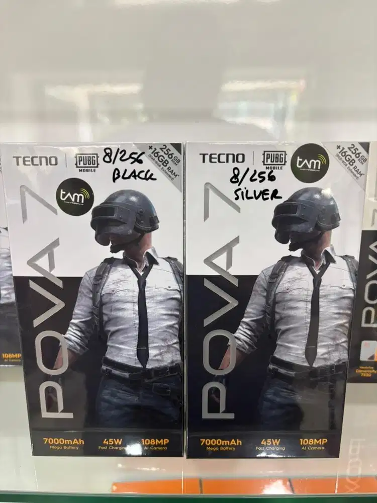 NEW POVA 7 5G RAM 8/256 GRATIS POWERBANK WIRELESS