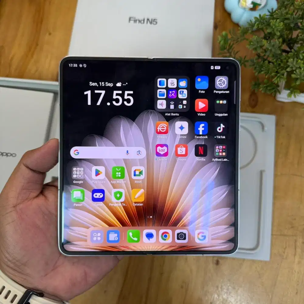 Oppo Find N5 Fold 5G 16/512GB Mysti White super mulus Garansi resmi