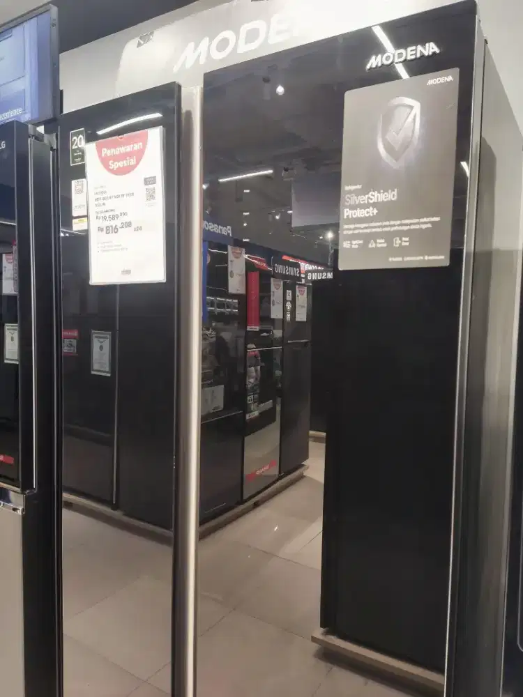 Modena kulkas 537LTR cicilan tanpa kartu kredit