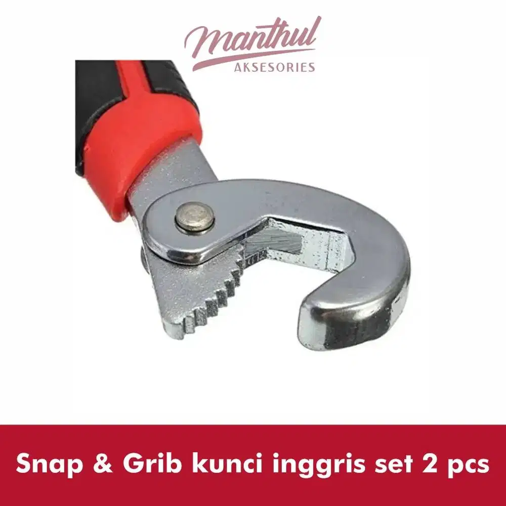 Snap & Grib kunci inggris set 2pcs