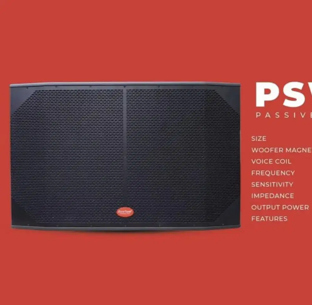 Subwoofer pasif baretone psw218 psw 218 original garansi resmi baru