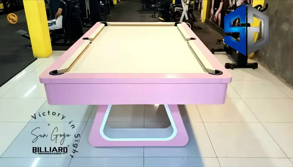 Play in Style – Meja Billiard Chubbi Pink yang Super Aesthetic