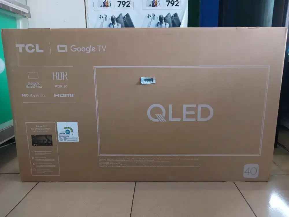 Led TV TCL 40V5C QLED Google Tv Full HD Dolby Digital