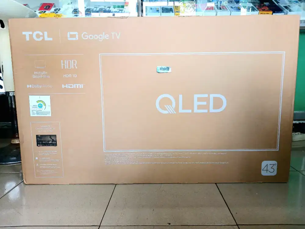 Led TV TCL 43V5C QLED Google Tv Full HD Digital Youtube