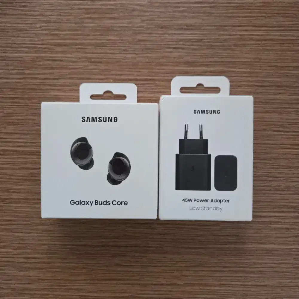 Bundling Samsung Galaxy Buds Core & Samsung Super Fast Charger 45W