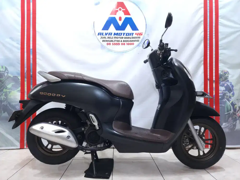 (DP 1 JT) HONDA SCOOPY PRESTIGE TH 2024 LIKE NEW LOW KM MULUS ORI