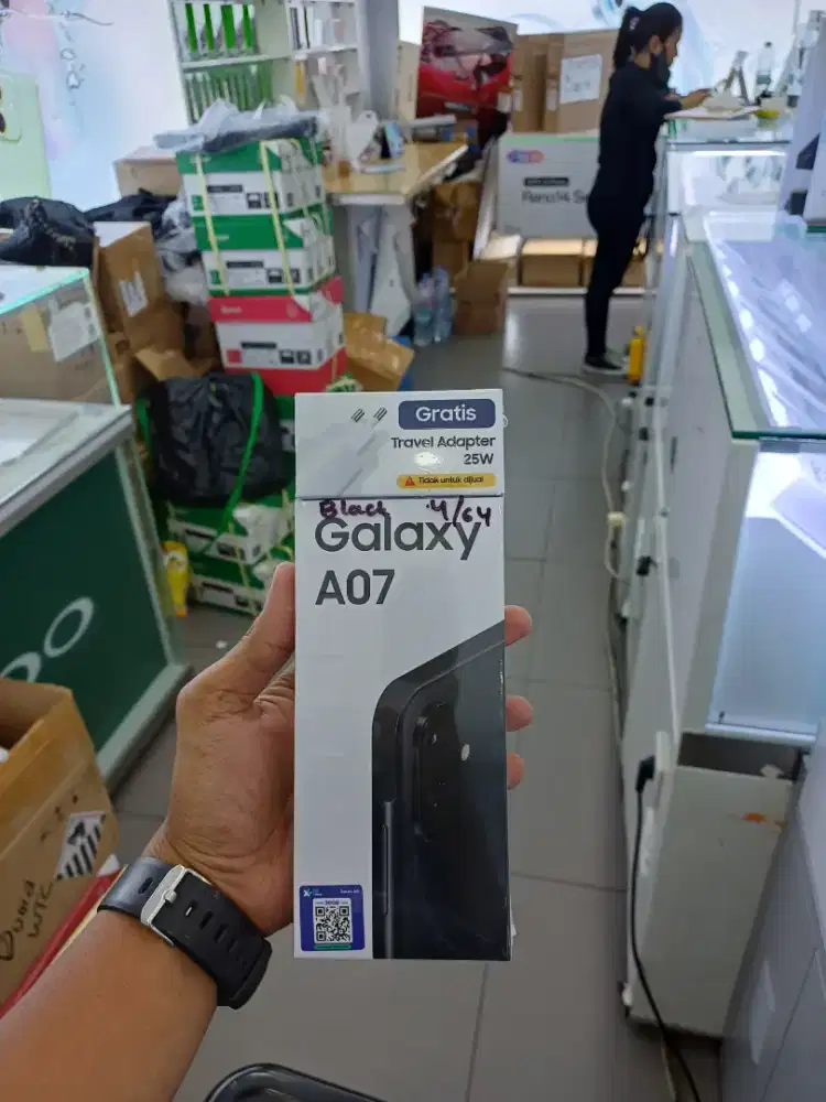 PROMO SAMSUNG A07 RAM 4/64!! PALING MURAH!! BARANG BARU GARANSI RESMI!