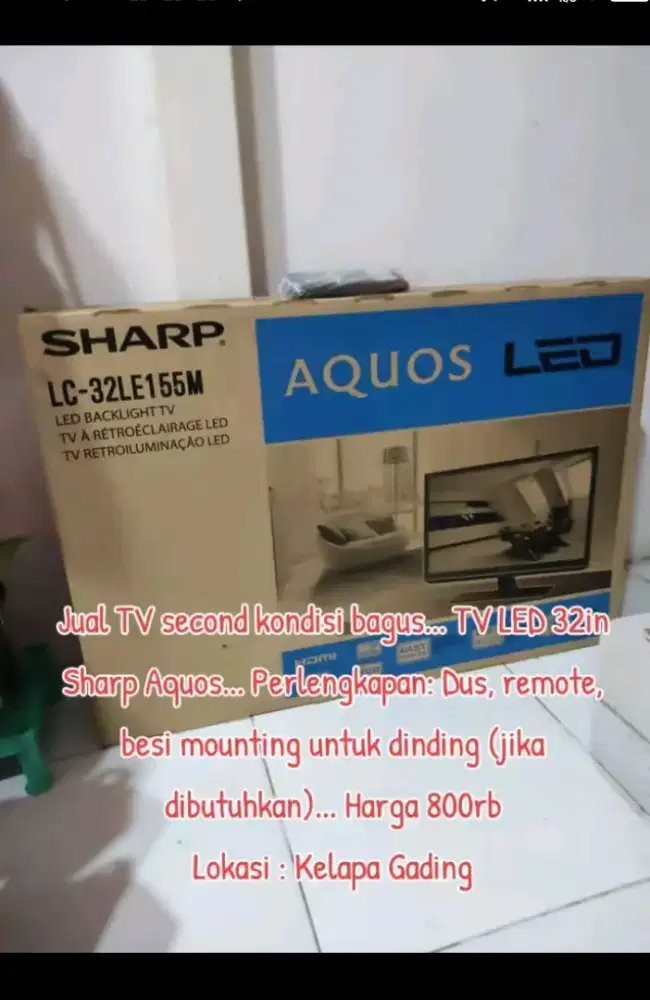 Tv Sharp Aquos Second