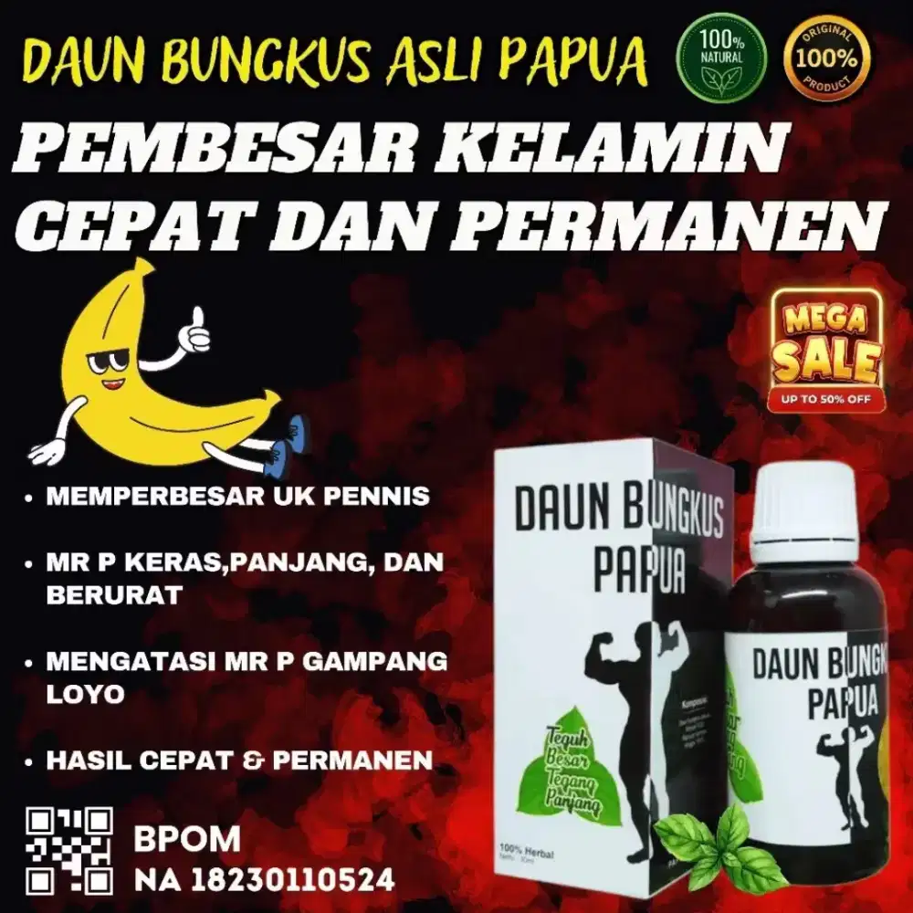 Terlaris! Daun Bungkus Tiga Jari Asli Papua