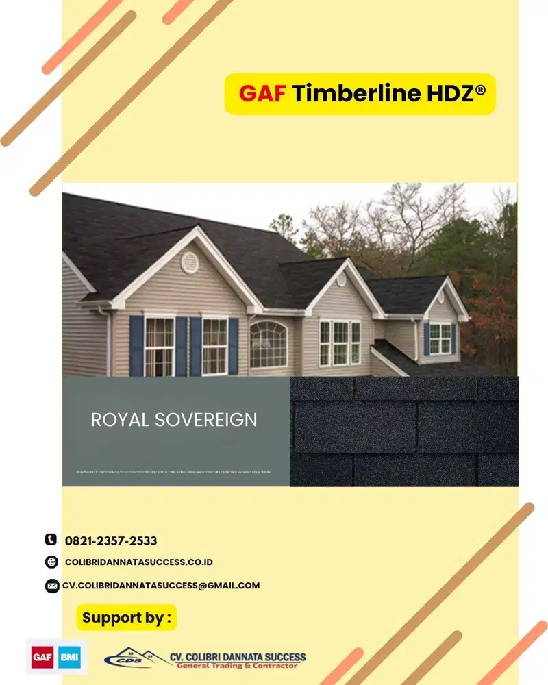 Atap Bitumen GAF Timberline HDZ