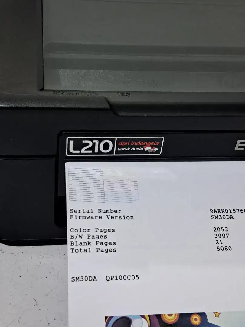 Printer qpson L210. Scan copy. Tinghal pake.