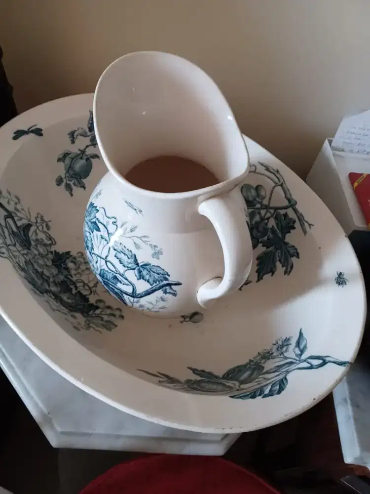 Washbasin & Pitcher Porceline