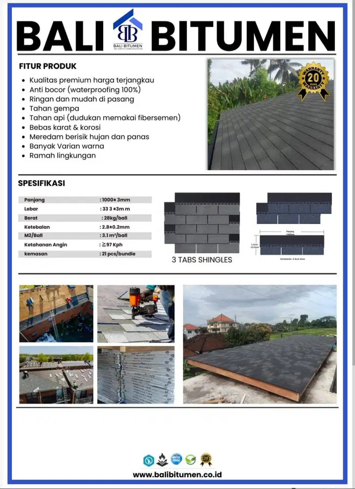 Atap Bali Bitumen