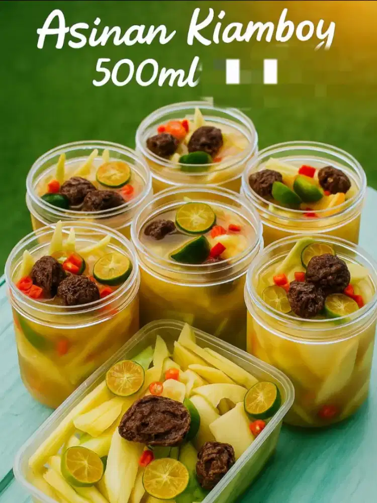 Asinan kiamboy toples 500ml