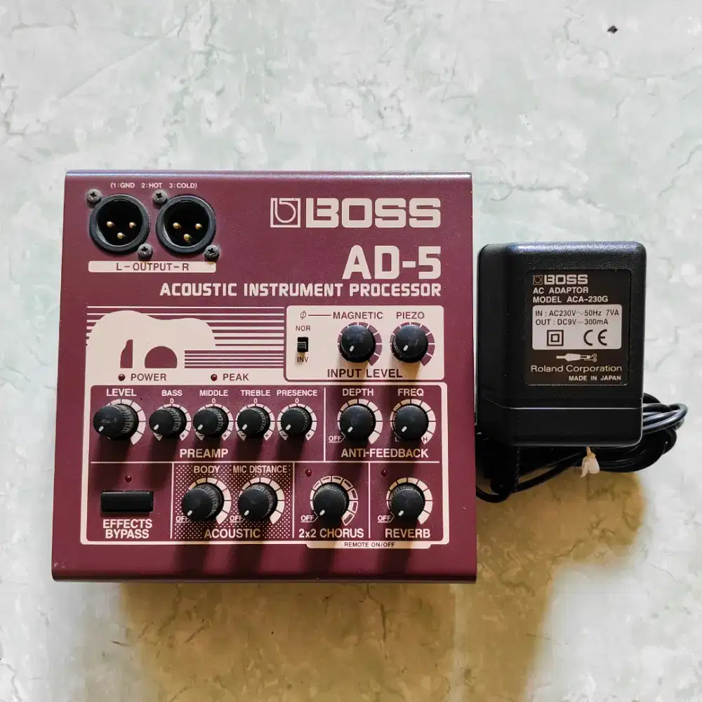Efek effect fx gitar akustik acoustic boss ad 5 ad-5 ad5