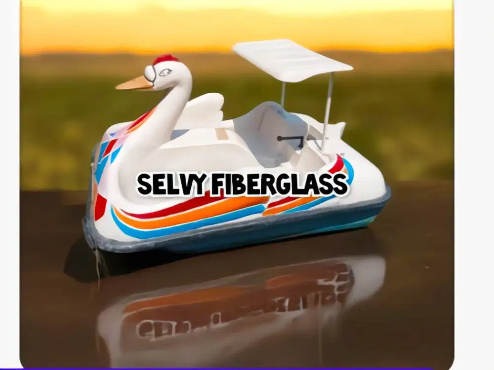 menjual wahana sepeda air dengan mmodel angsa ,,siap dikim