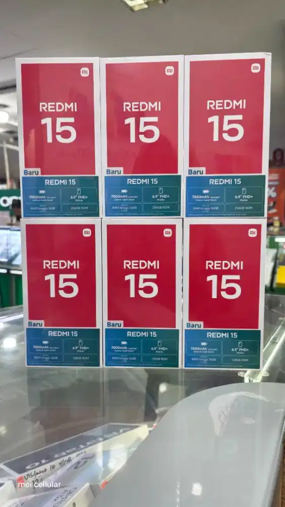 Xiaomi Redmi 15 8/128 & 8/256 baru garansi resmi bisa tt bisa kredit