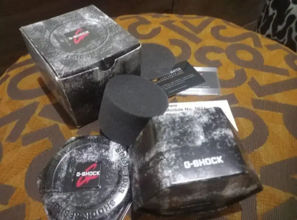 Box Original Jam tangan G-Shock,like new,lengkap kitab.