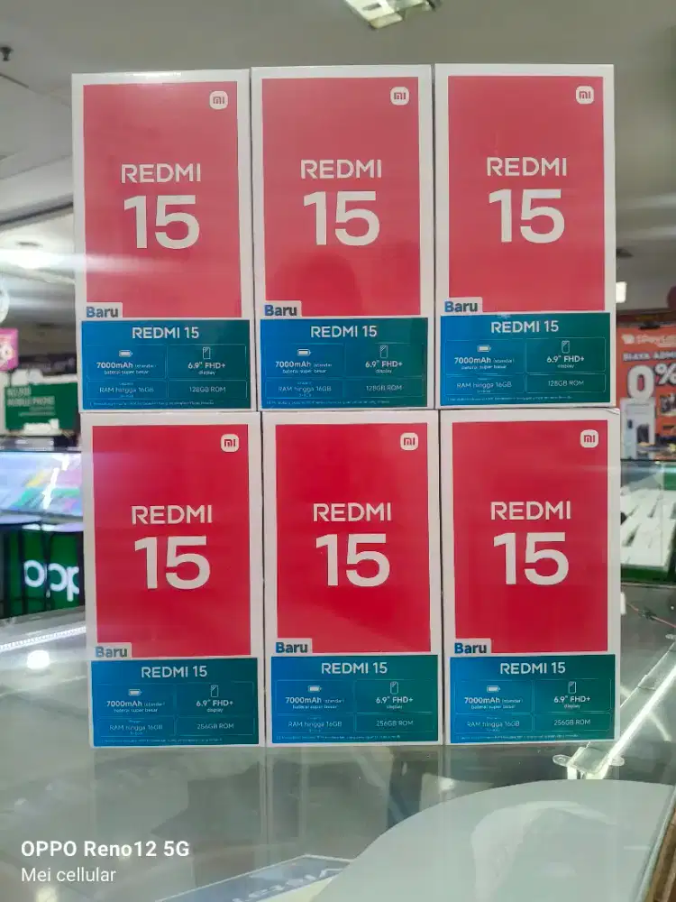 Xiaomi Redmi 15 8/128 & 8/256 baru garansi resmi bisa tt bisa kredit