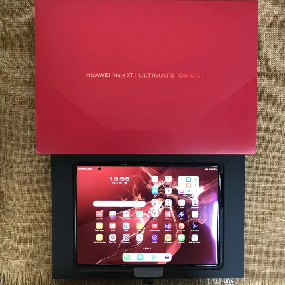 Huawei Mate xt Ultimate design 16/1TB red Super Mulus Garansi resmi