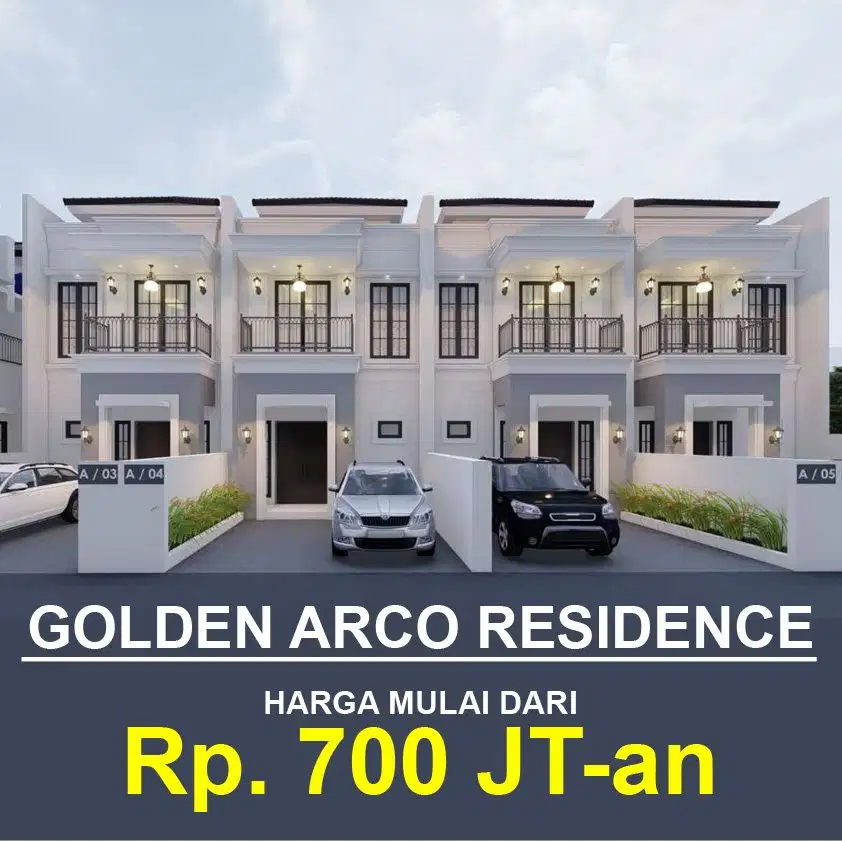 TERMURAH! Rumah 2 Lantai Klasik Eropa di Bojong Sari Ciputat