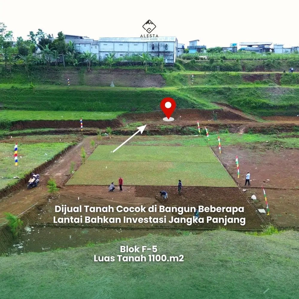 Jual Tanah 1100M2 Best View Megamendung Bogor