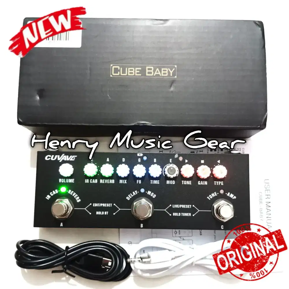 Cuvave Cube Baby Combined Effects for Electric Guitar BARU