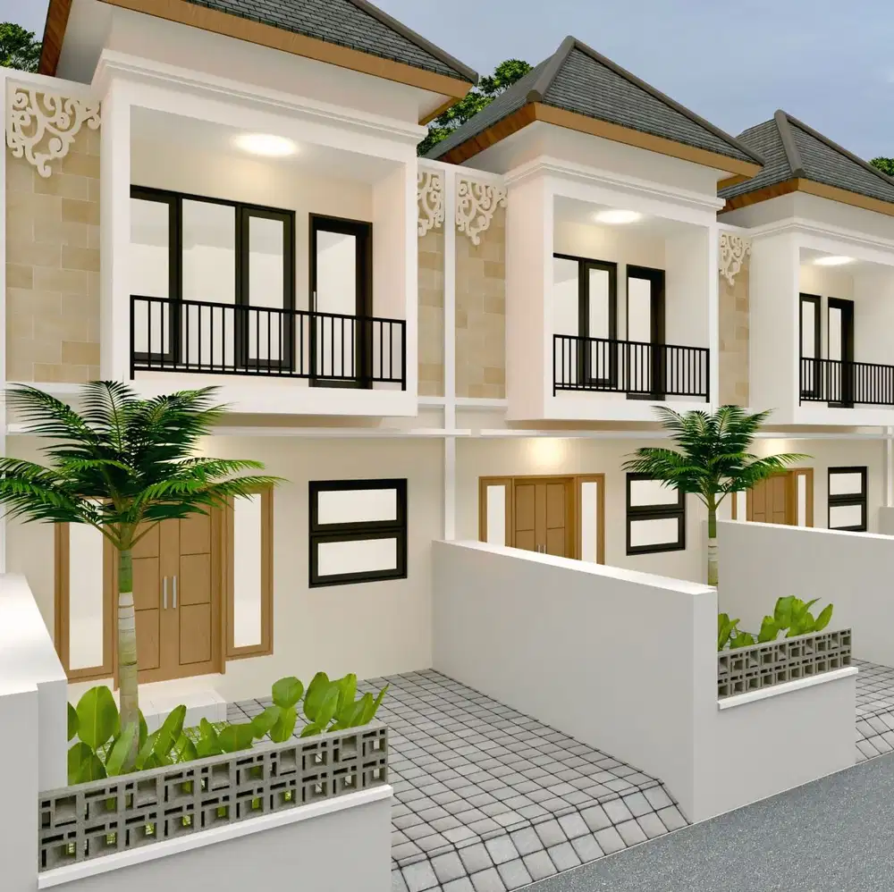 rumah murah 2 lantai dekat jalan utama Denpasar utara