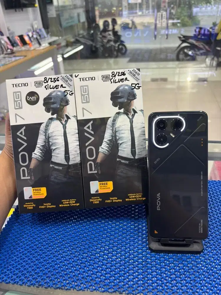 NEW POVA 7 5G RAM 8/256 GRATIS POWERBANK WIRELESS