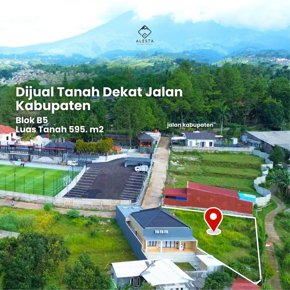 Jual Tanah SHM Pinggir Jalan Kabupaten Megamendung Bogor