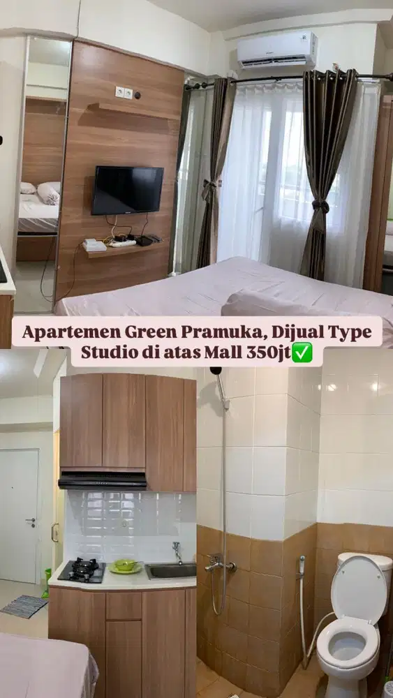 JUAL MURAH Apartemen Green Pramuka City Full Furnish