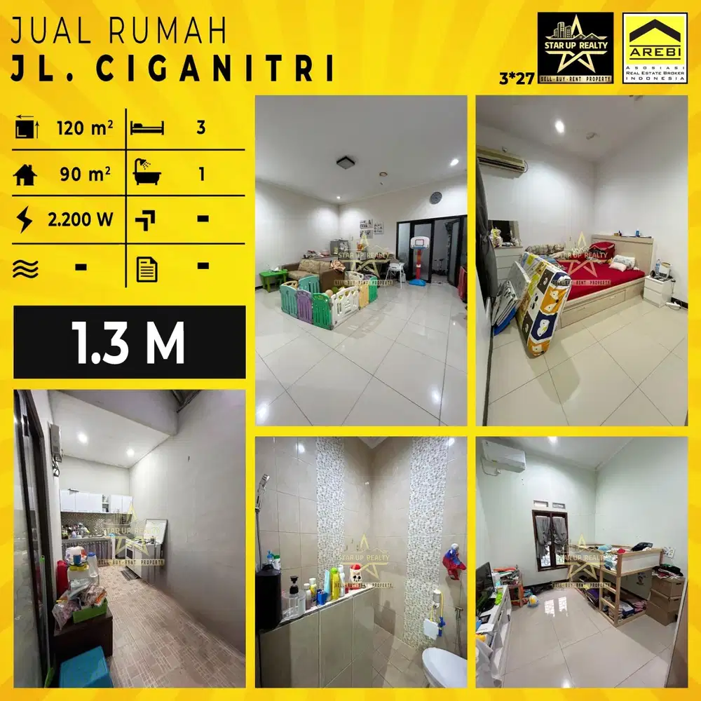 Rumah dijual di jalan ciganitri bandung