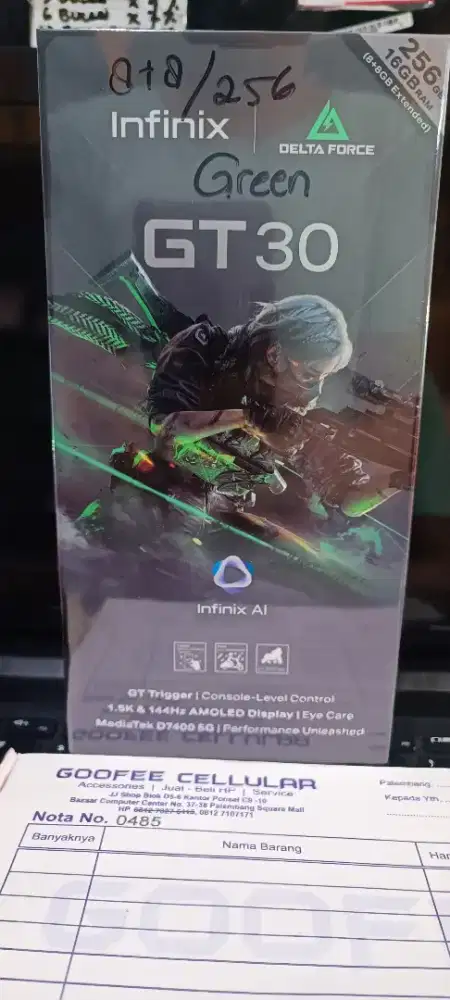 Infinix GT 30 5G 8/256 resmi