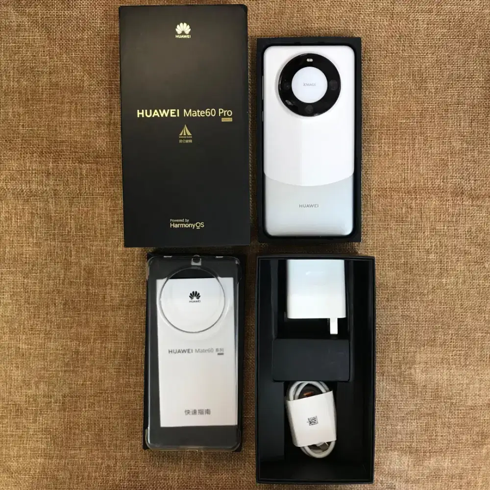 Huawei Mate 60 Pro 12/512GB White harmony os playstore ready pajak