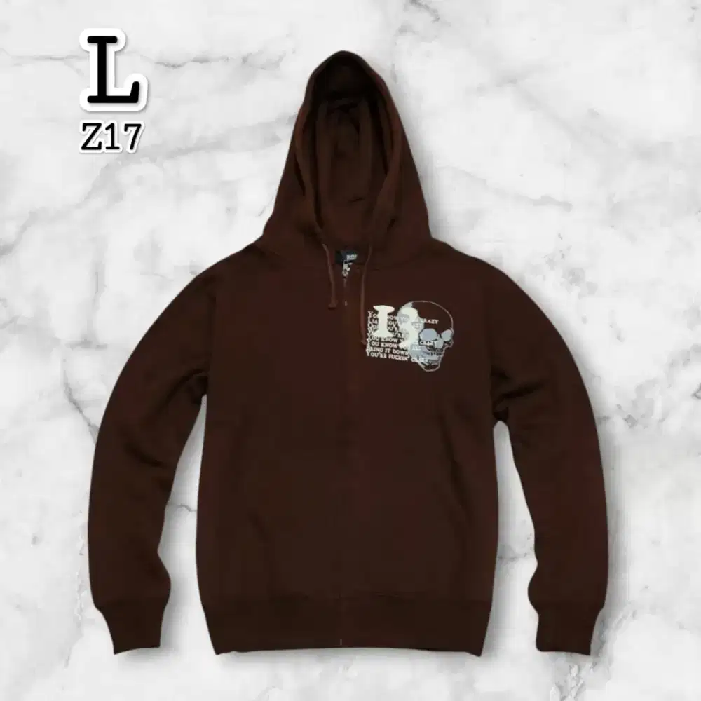 ZipHodie Roger Coklat