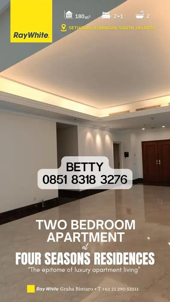 Disewakan Apartment 2br Semi- Furnished at Four Seasons Resd Jkt