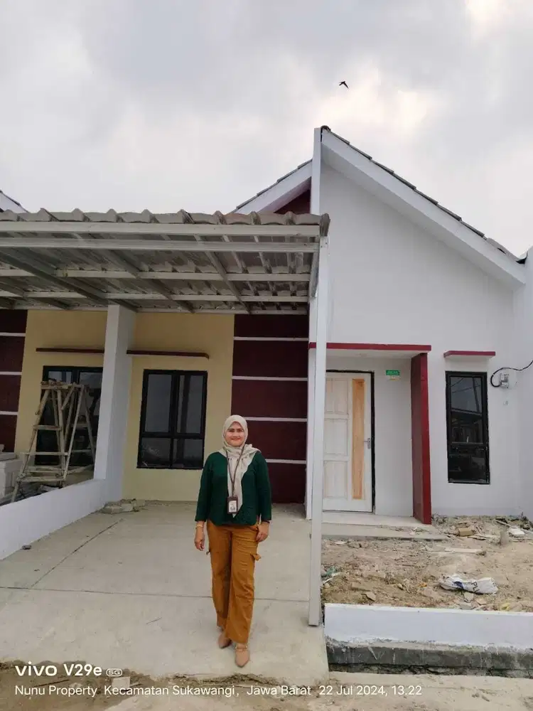 Rumah Subsidi kualitas komersil di babelan bekasi cicilan flat