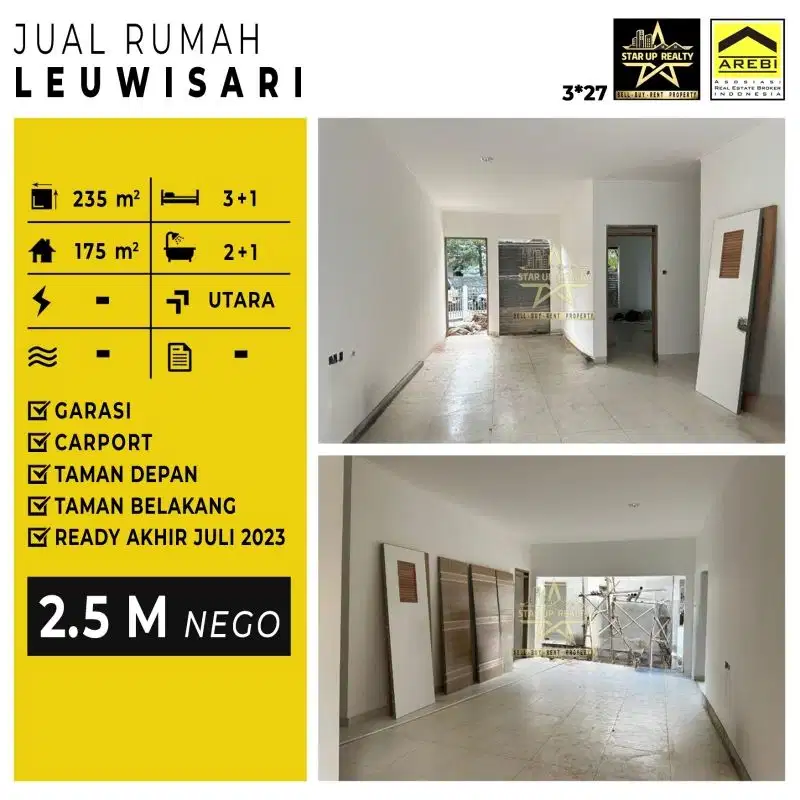 rumah dijual di Leuwisari ( sayap lingkar selatan)