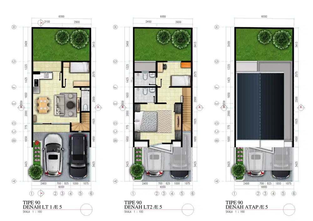 Rumah 2 Lantai Fasilitas Lengkap Siap Huni di depok